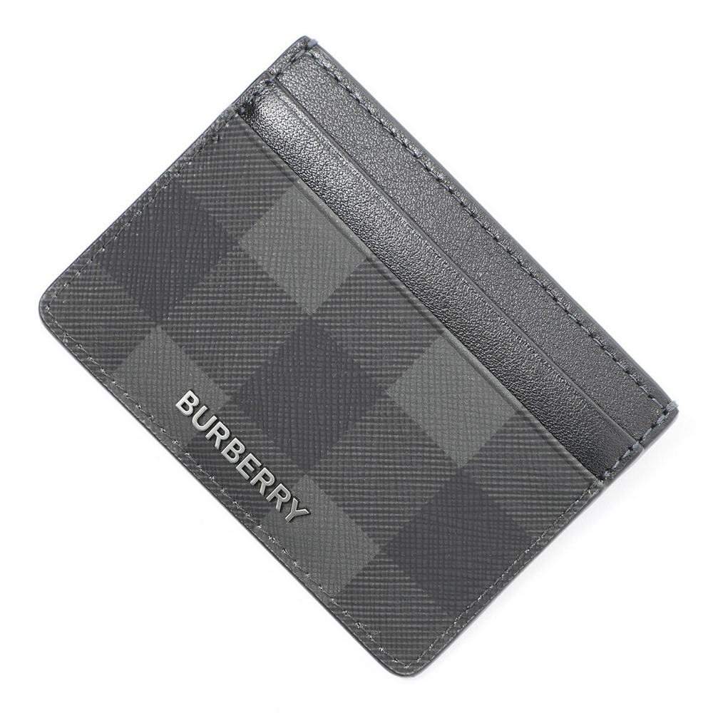 Burberry Card Wallet Black Charcoal Black Sandon